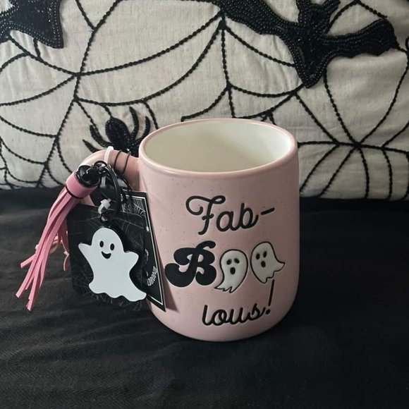 Fab-Boolous Mug fab boo lous ghost mug pink halloween mug , Pinkoween - Picture 5 of 6
